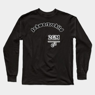 Schwarzschild Radius Baseball Jersey Long Sleeve T-Shirt